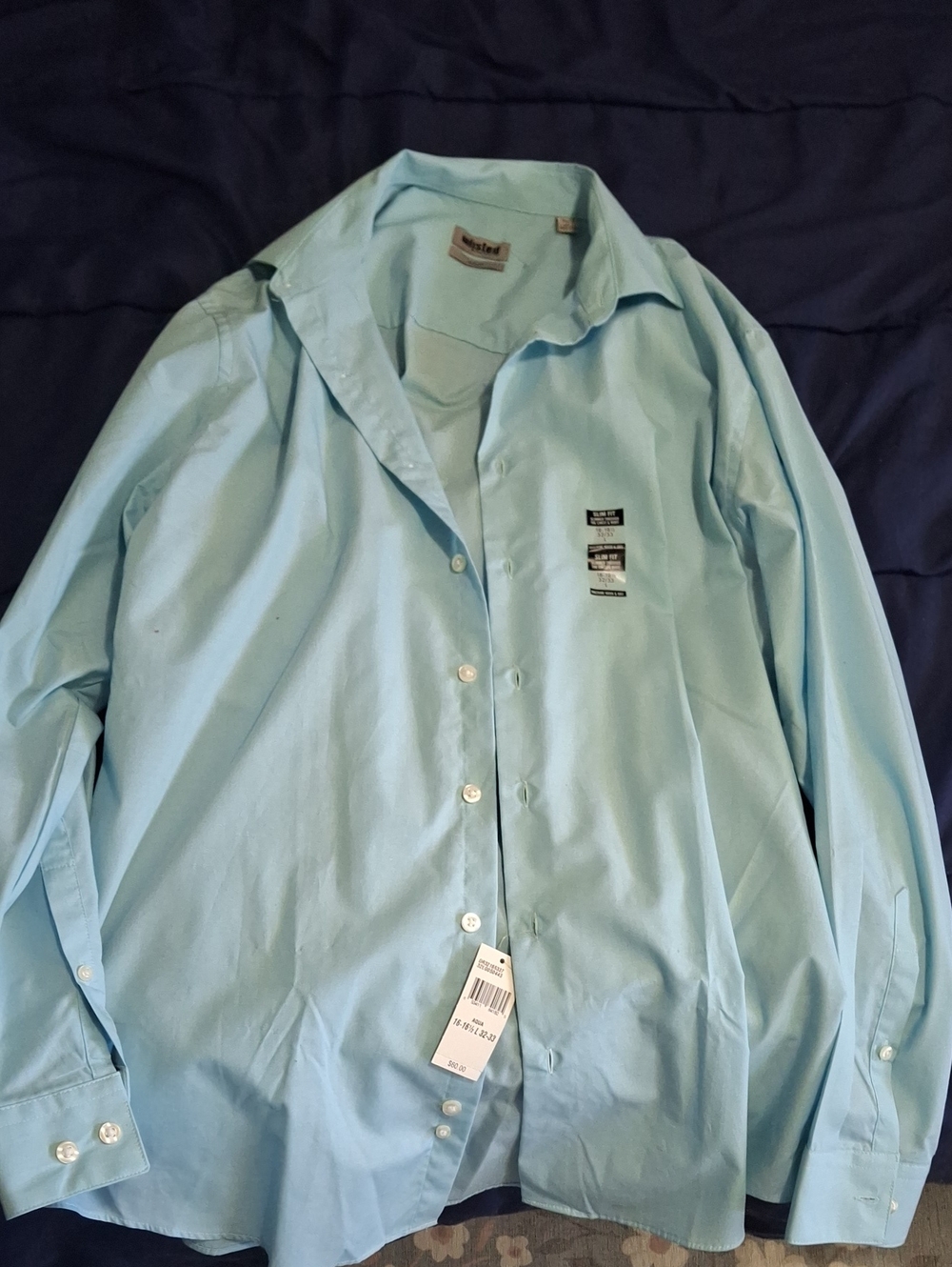 Light Blue Men's Dress Shirt - Classic Button-Up